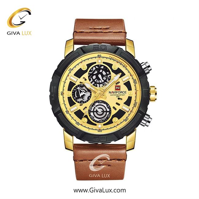 ساعت مچی مردانه بند چرمی ناوی فورسG/G/L (نیوی فورس) NF9139